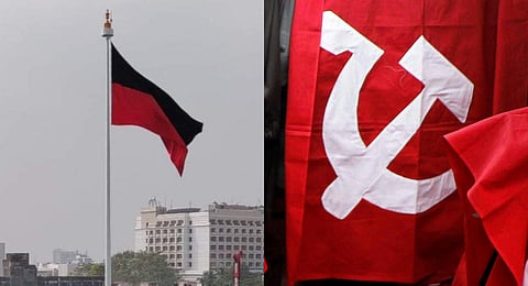 DMK and CPI(M) flags used for representative purposes only.