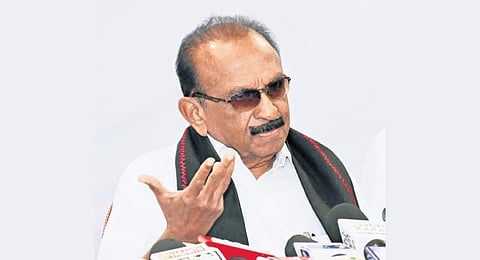 MDMK general secretary Vaiko on Tuesday released the party’s election manifesto listing out several welfare and policy promises.