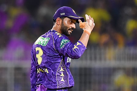 KKR captain Ajinkya Rahane.