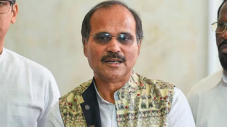 West Bengal  Congress leader Adhir Ranjan Choudhury. 