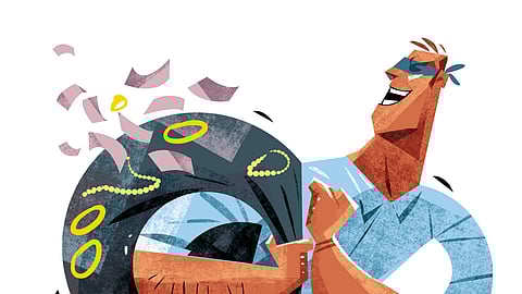 When a parked scooter trapped ‘Mass’ burglar 