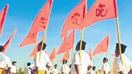 As many as 375 new RSS shakhas were set up this year in Telangana.