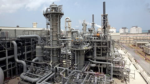 This April 4, 2009, file photo, shows a gas production facility at Ras Laffan, Qatar. 