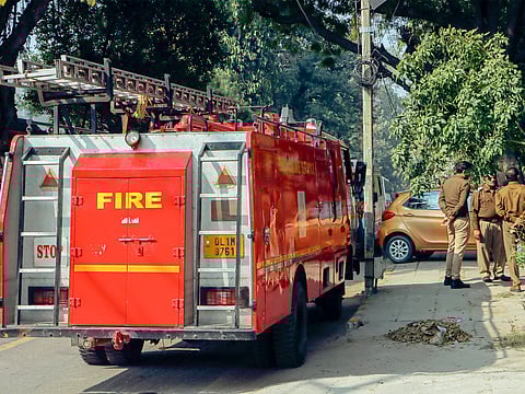 Day after Palam blaze, fire breaks out at Trade and Tax buildiing in Delhi's ITO