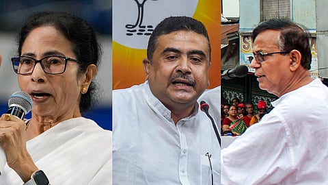 Mamata Banerjee Suvendu Adhikari Mohammed Salim
