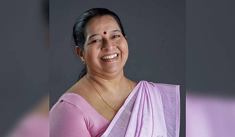 Thrikkakara MLA and UDF candidate Uma Thomas.
