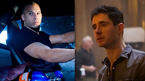 L - Vin Diesel in Fast & Furious; R - Michael Lesslie