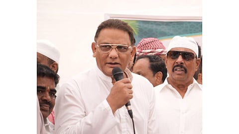  Former cricketer Mohammad Azharuddin 