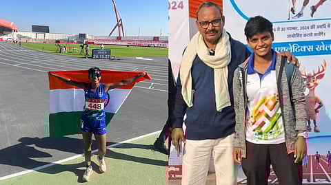 Seventeen-year-old Ranjana Yadav, the daughter of truck driver Rajkumar Yadav, aims to become an international champion race walker. 