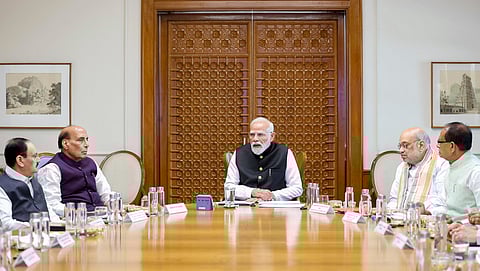 Prime Minister Narendra Modi chairs a high-level meeting to review the situation related to petroleum, crude, gas, power, and fertiliser sectors in view of the evolving West Asia situation.