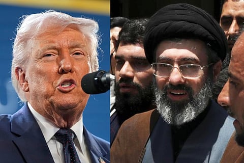 Trump and Mojtaba Khamenei