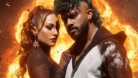 Diana (L) and Chandan Shetty (R)