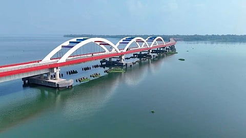 Kerala's Perumbalam bridge