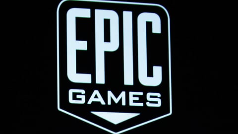 The Epic Games logo is seen in San Francisco on Sept. 1, 2010.