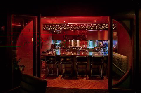 Raising a Glass Under the Bar