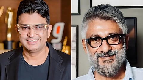 T-Series head Bhushan Kumar (left) and Vivek Agnihotri, who will direct Operation Sindoor