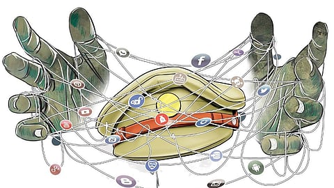 Representational image of cyber crime.