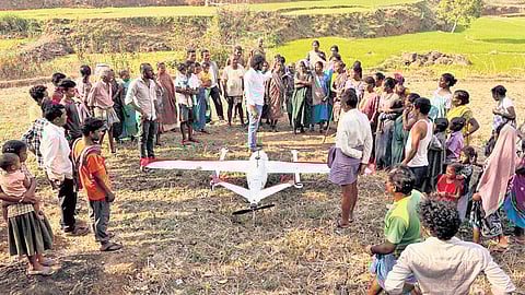The drone which made an emergency landing in ASR district I express