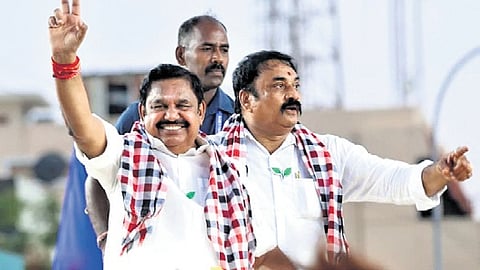 Edappadi K Palanisami campaigns at RK Nagar on Saturday 