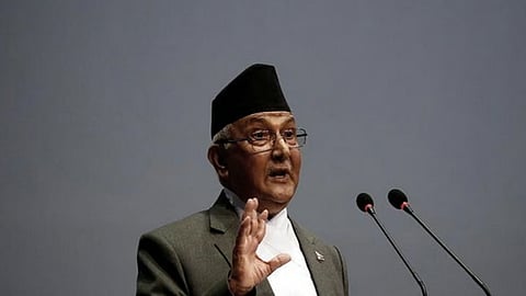 Nepal's former prime minister KP Sharma Oli
