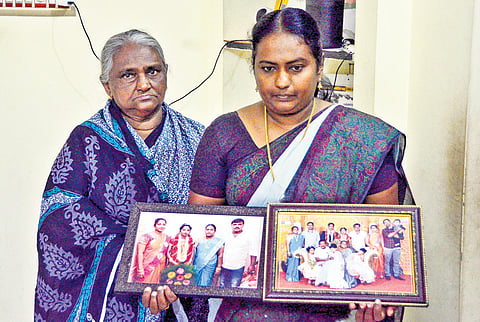 Family members of Jayaraj and Bennix who died in 2020