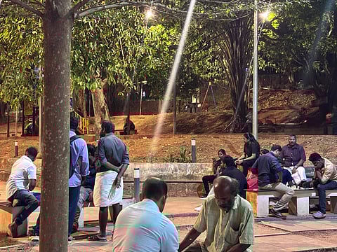 A park to slow down and reboot