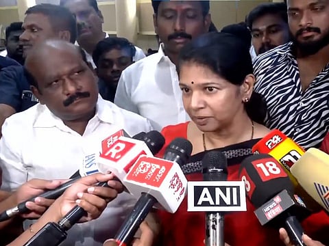 DMK MP Kanimozhi