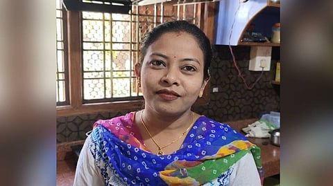 Woman fish farmer Sujata Bhuyan