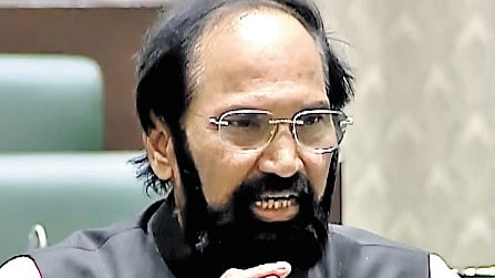 Irrigation Minister N Uttam Kumar Reddy