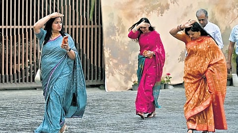 Light rain was witnessed in some parts of the city.