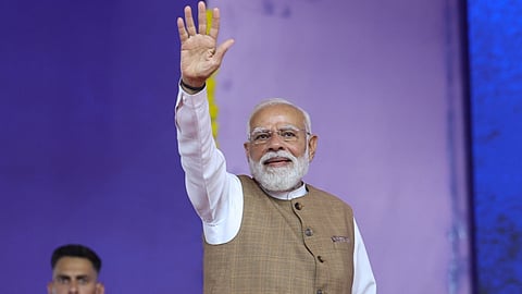 Prime Minister Narendra Modi during his Gujarat visit.