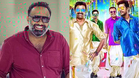 Omar Lulu (L), Poster of Happy Wedding (R)