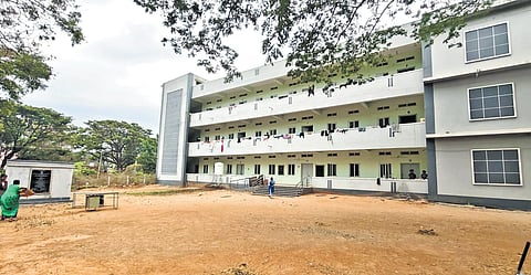The Sammakka Women’s Hostel at Kakatiya University in Hanamkonda district.