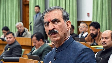 Himachal Pradesh Chief Minister Sukhvinder Singh Sukhu.