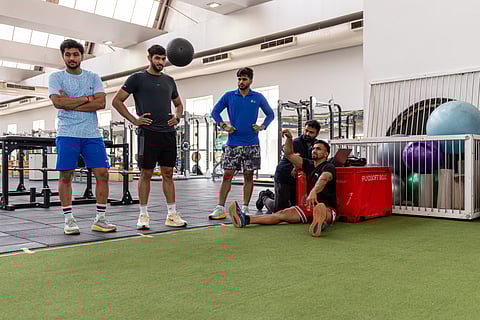 Ayan Lohchab (Standing, Second from L)