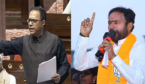 BRS member KR Suresh Reddy and Union Minister G Kishan Reddy 