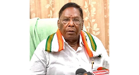 Veteran Congress leader V Narayanasamy