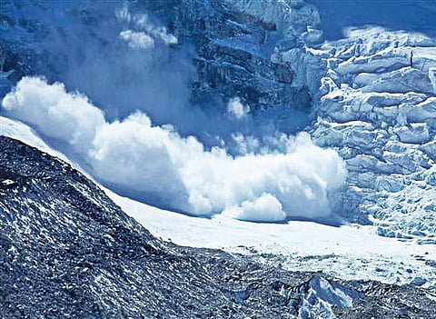 Hanging glaciers are small and steep and are found on mountain slopes and cliff edges. They are extremely unstable and vulnerable to climate change. 