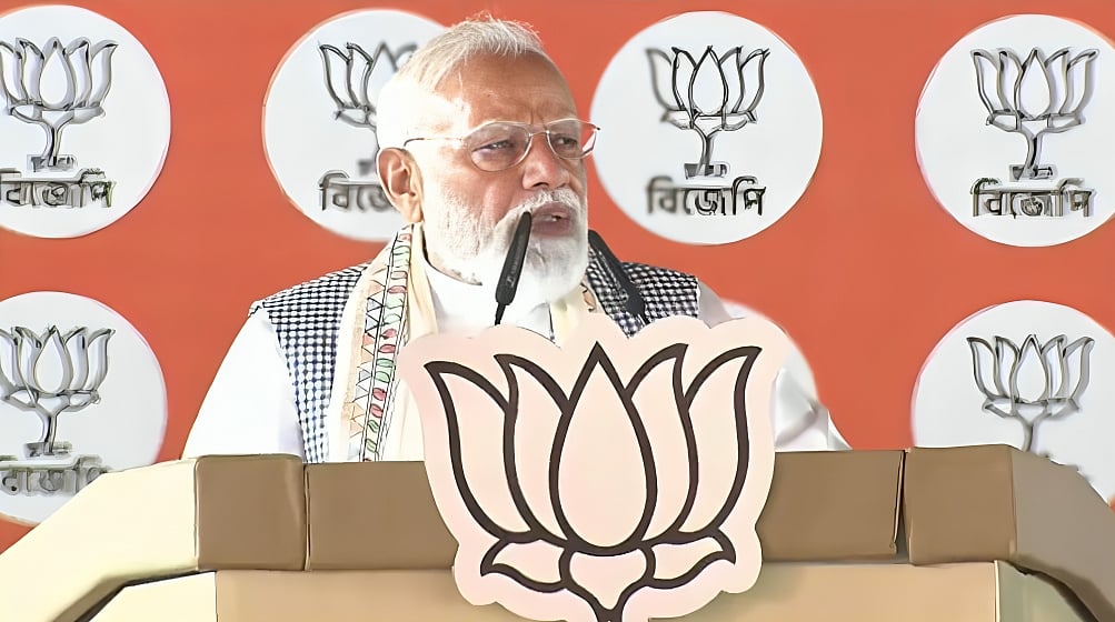 'Maha jungleraj': Modi attacks TMC law and order record, frames Bengal polls as fear vs BJP trust