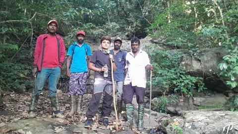 Sharanya was found inside the forest zone in the Tadiandamol range, with members of the local Adiya tribal community assisting authorities in the rescue.