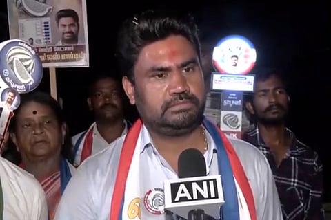 Latchiya Jananayaga Katchi (LJK) chief Jose Charles Martin