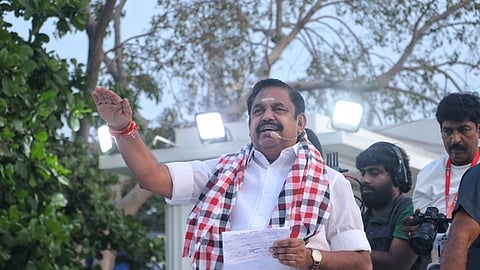 General Secretary of the All India Anna Dravida Munnetra Kazhagam (AIADMK) Edappadi K. Palaniswami