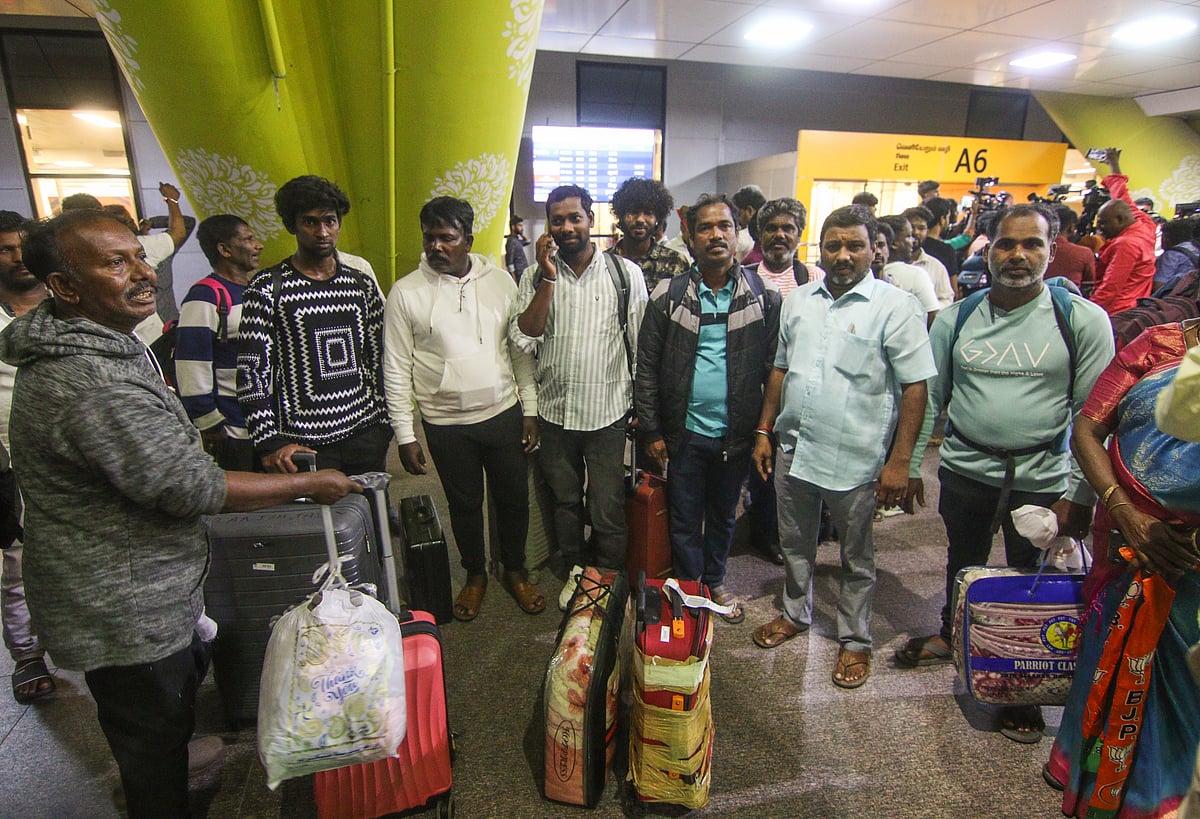 Over 300 fishermen stranded in Iran reach Chennai after transit through Armenia