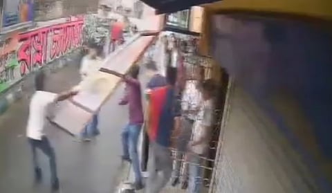 Six persons have so far been arrested in this connection, including one of those named in the FIR, for their "direct involvement" in the vandalism, police said.