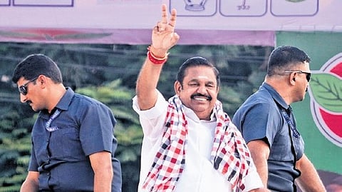 AIADMK chief Edappadi K Palaniswami campaigns in Puducherry.