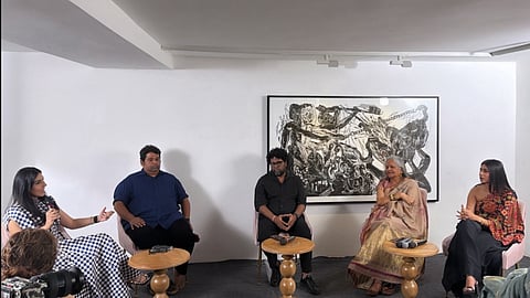 (L-R) Saachi Bahl, Gaurang Shah, Gaurav J Gupta, Anju Poddar and Mrunalini Rao