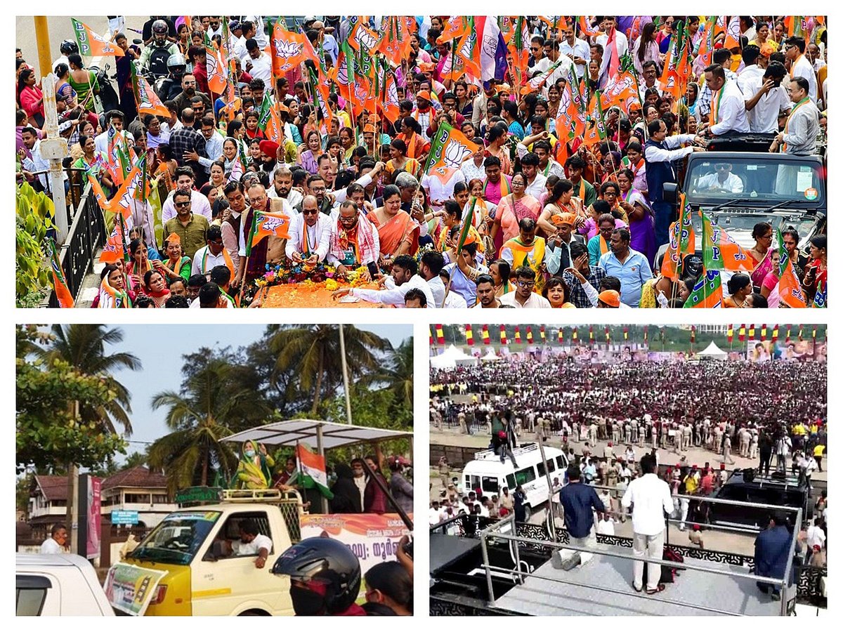 Campaigning ends in Assam, Kerala, Puducherry as leaders make last-ditch pitch to voters