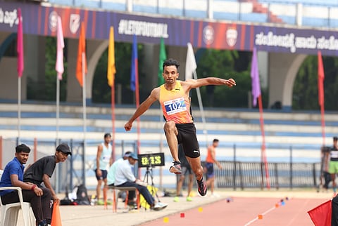 Abdulla Aboobacker in action 