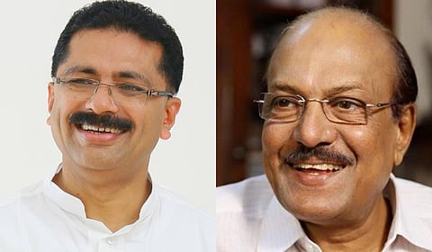 LDF-backed independent K T Jaleel(L) and IUML state general secretary P K Kunhalikutty(R).