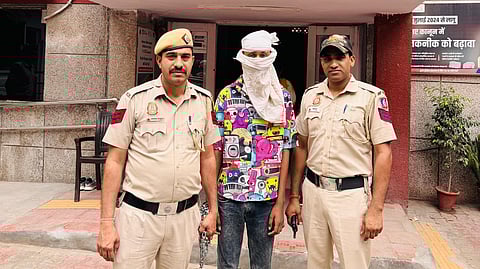 Ishwar (C) was nabbed from C-1 Block, Mohan Garden, Main Najafgarh Road on Tuesday.